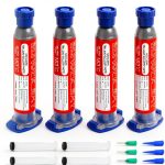 Wonderway Sn63/Pb37 T4 Tin Lead Solder Paste 183℃ Melting Point No-Clean(30gx4Packs)-0