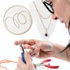 14K Gold Solder Wire for Jewelry Making, 6.3 Inch Long Easy Solder Gold Welding Solder Flux for Jewelry Repair Electronics Plumbing (Low Melting Temperature 1325°F)-4
