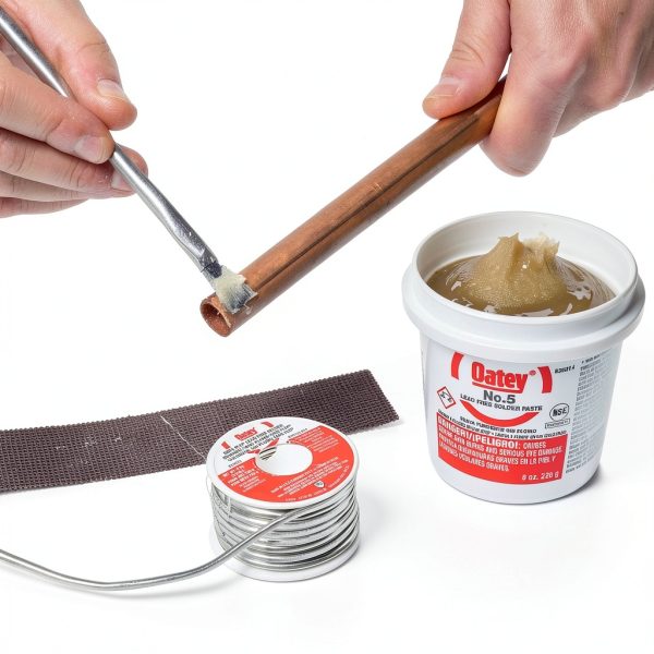 Safe-Flo 29025 Wire Solder by Oatey 1 lb Silver Gray Lead-Free Solder-4