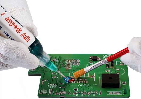 3PCS UV Solder Mask UV Light Curing Solder Mask Ink BGA, PCB Solder Resist Ink- Green INK BY WAIMILK-1