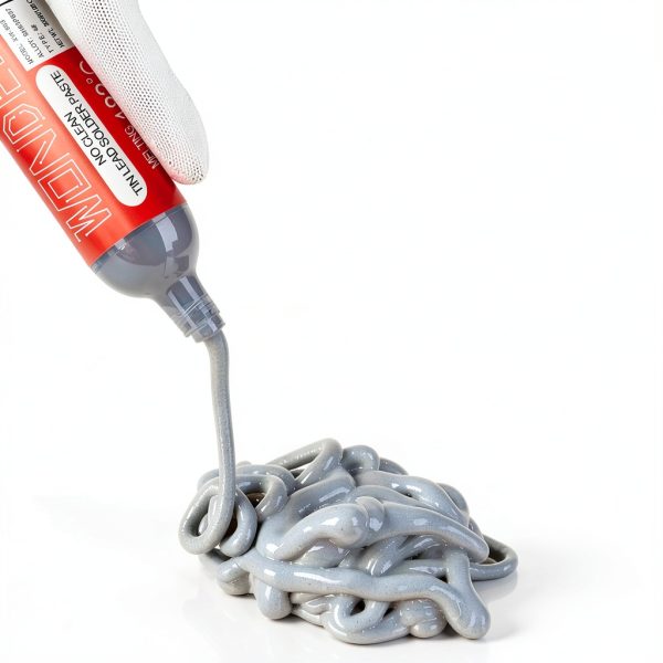 Wonderway Sn63/Pb37 T4 Tin Lead Solder Paste 183℃ Melting Point No-Clean(30gx4Packs)-3