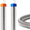 WLuogcu60/40 Solder Wire, 0.8mm & 1.0mm Rosin Core Solder, Low-Temperature Solder for Electronics & Electrical Component Repair, 27g Net Weight-0