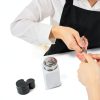 No-Touch Push Down Solvent Dispenser 200ml White Stainless Lid KH866-2