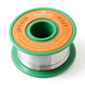 Solder Wire Rosin Core No Lead Wire Thin 0.6mm 50g Fine Solder with Flux 2.5 PB Free Sn99 Ag0.3 Cu0.7 Flow 0.11lb Electronics Soldering DIY Repair Tiny-0