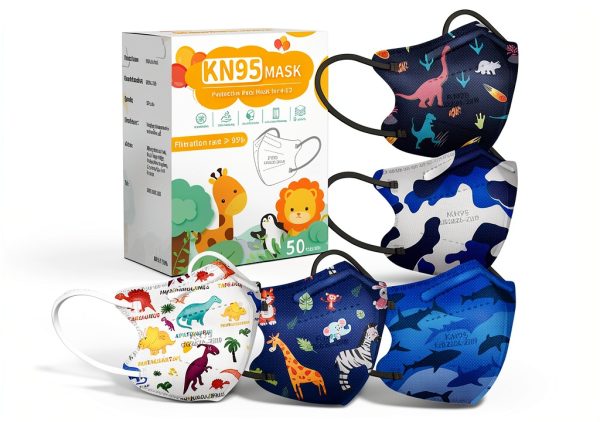 FENFEN Kids KN95 Disposable Face Mask Small Breathable-0