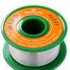 Lead-Free Solder Wire Thin 0.8mm 100g Electronics Soldering Rosin Flux Core Fine Gauge 0.032in Diameter Electrical Solder Unlead No Lead RoHS Sn99 Ag0.3 Cu0.7 Flow Well Soldering Wire-1