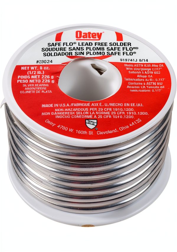 Oatey 29024 Safe Flo 0.117-Inch ga. Bulk, Silver, 1/2 lb.-0